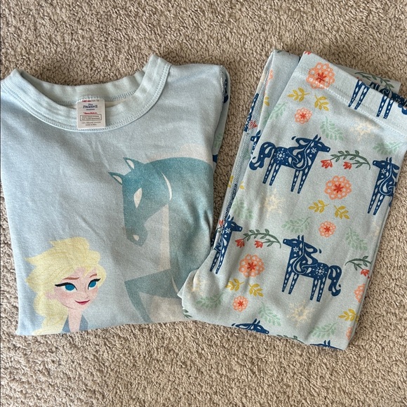 Hanna Andersson Other - Hanna Andersson 140 10 Frozen 2 Long sleeve pajama set Organic cotton